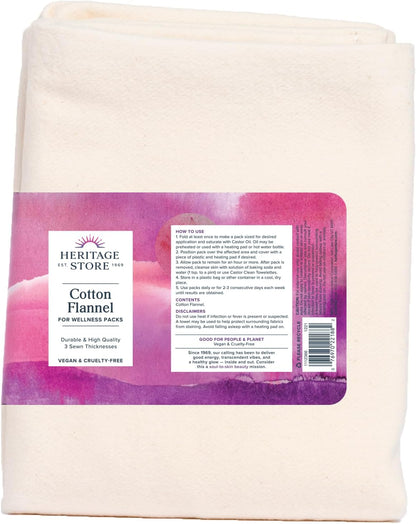 Cotton Flannel Natural Unbleached by Heritage Store