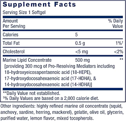 Pro-Resolving Mediators Softgels by Life Extension