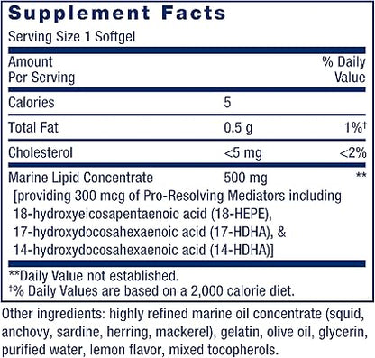 Pro-Resolving Mediators Softgels by Life Extension