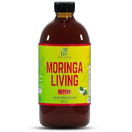 Moringa Living Bitters Liquid Formula by Herb to Body