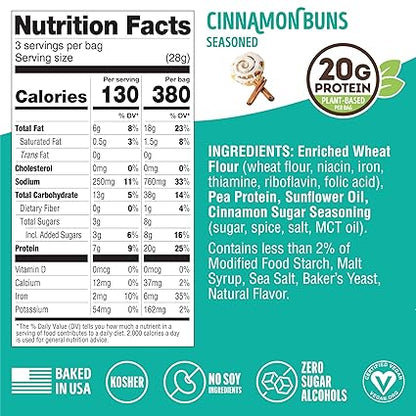 Fitzels Cinnamon Bun Pretzels by Lenny & Larry's