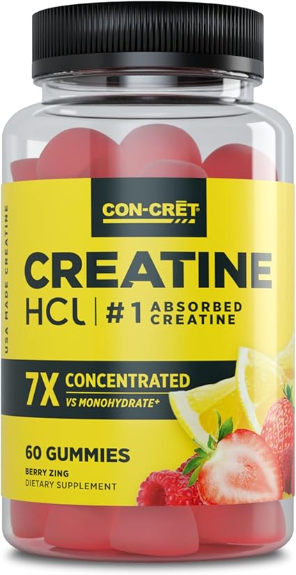 Creatine HCL Gummies Berry Zing by Con-Cret