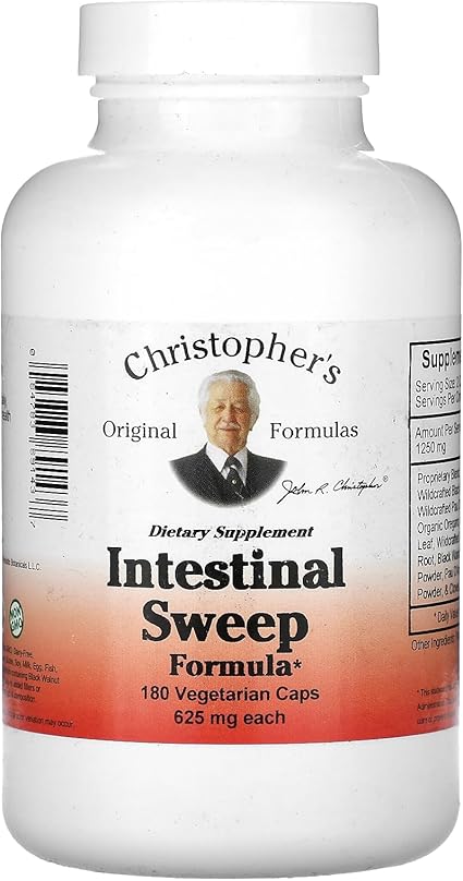 Intestinal Sweep Formula Capsules by Christopher's