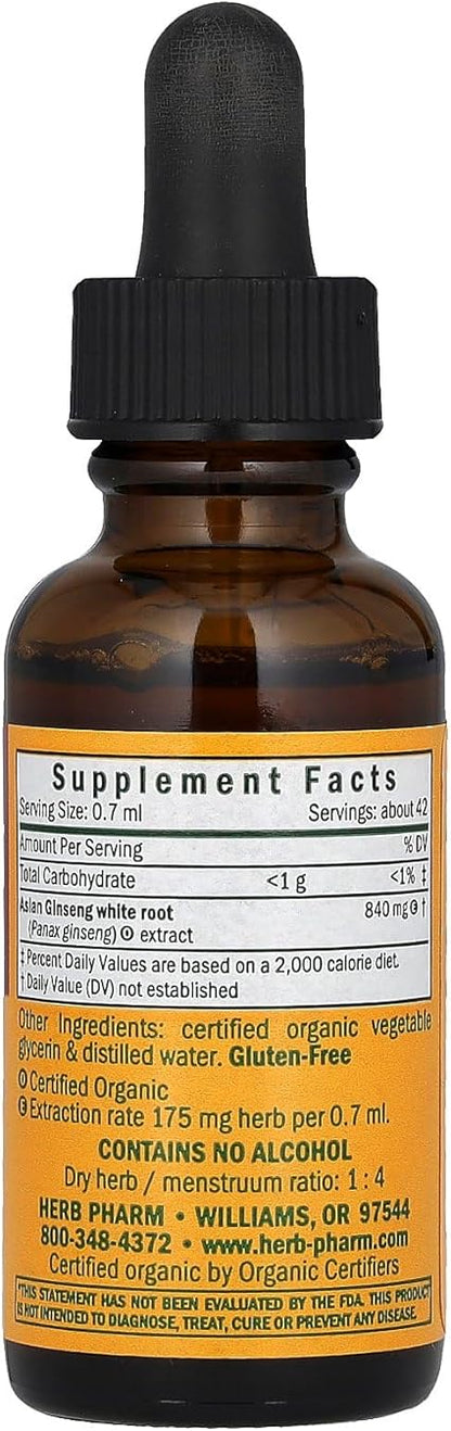 Alcohol Free Ansian Ginseng Extract by Herb Pharm