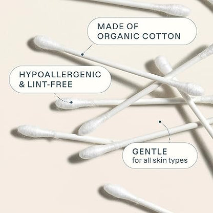 Organic Cotton Swabs by Cliganic