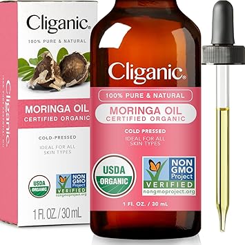 Organic Moringa Oil by Cliganic