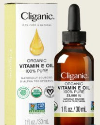 Pure Organic Vitamin E Oil by Cliganic
