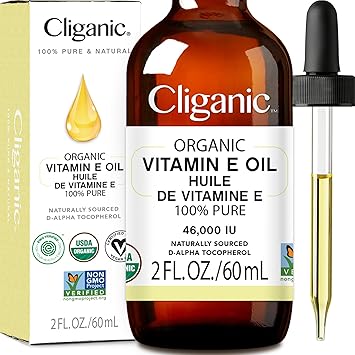 Pure Organic Vitamin E Oil by Cliganic