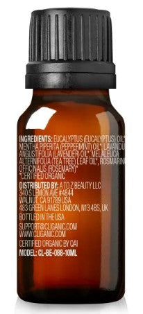 Organic Just Breathe Essential Oil Blend by Cliganic
