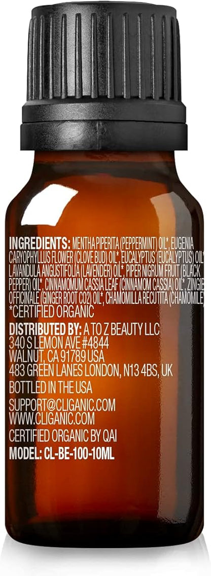 Organic Soothe Essential Oil Blend by Cliganic