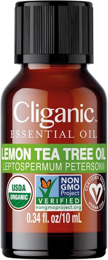 Organic Lemon Tea Tree Essential Oil by Cliganic