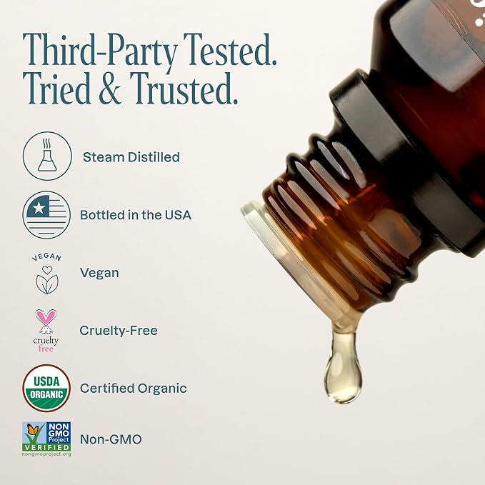 Organic Spearmint Essential Oil by Cliganic