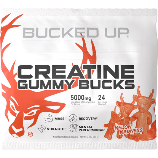 Creatine Gummy Bucks Melon Madness by Bucked Up