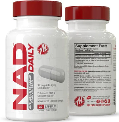 NAD Daily Capsules by Metabolic Nutrition
