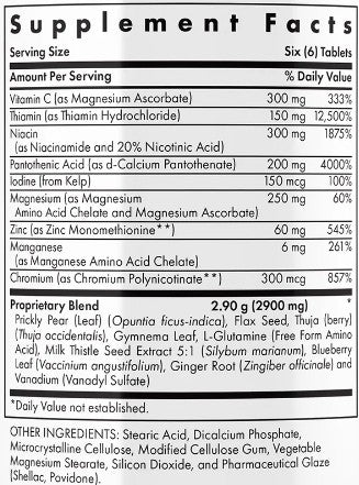 Sugar Metabolism Factors Tablets by Michael's