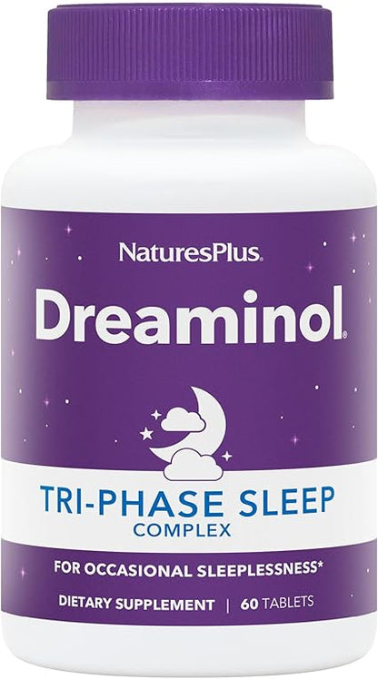 Dreaminol Tri Phase Sleep Complex Tablets by Nature's Plus