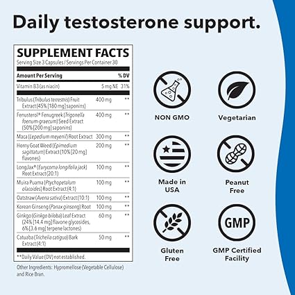 Masculini-T Capsules by Life Seasons