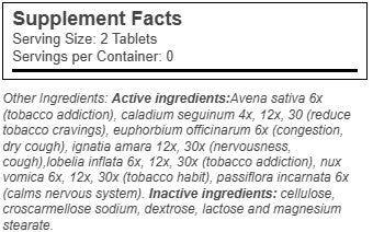 Stop-It Smoking Homeopathic Tablets by Natural Care