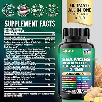 Sea Moss + 16 in 1 Capsules by Zoyava