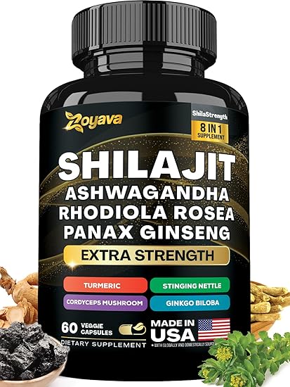 Shilajit + 8 in 1 Capsules by Zoyava