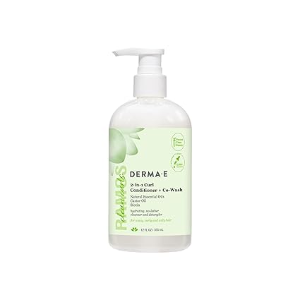 2-in-1 Curl Conditioner + Co Wash by Derma E