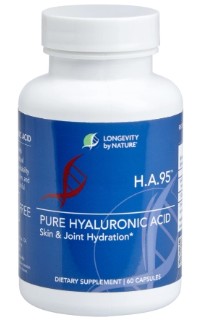 Pure Hyaluronic Acid Rooster Comb Capsules by Longevity by Nature