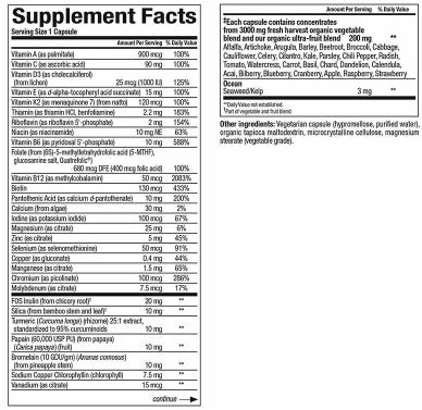 Women's 50+ Whole Food Multi One a Day Capsules by Natural Factors