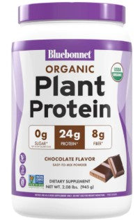 Organic Plant Protein Chocolate by Bluebonnet