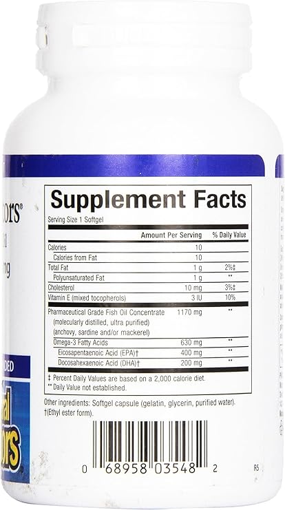 Rx Omega-3 Factors Softgels by Natural Factors