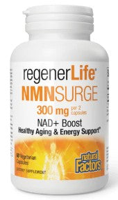 NMN Surge 300mg Capsules by Natural Factors