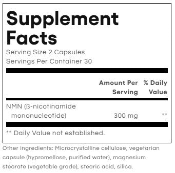 NMN Surge 300mg Capsules by Natural Factors