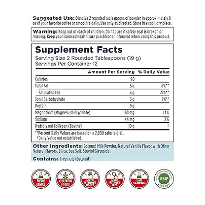 Collagen Creamer with Magnesium Vanilla Powder by Kal