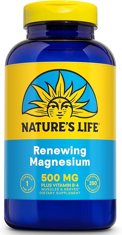 Renewing Magnesium 500mg Capsules by Nature's Life