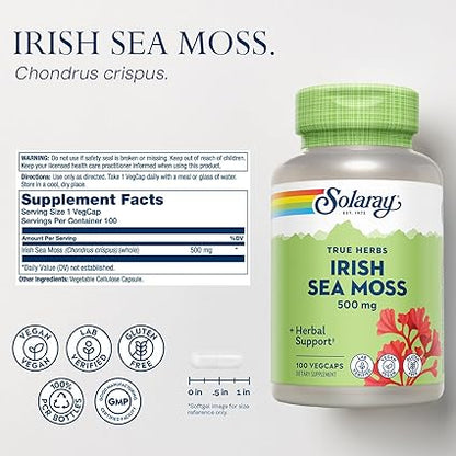Irish Sea Moss 500mg Capsules by Solaray