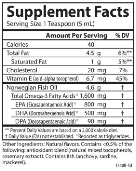 Norwegian Liquid Fish Oil Mixed Berry by Carlson Labs