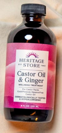 Castor Oil & Ginger Carrier Oil by Heritage Store