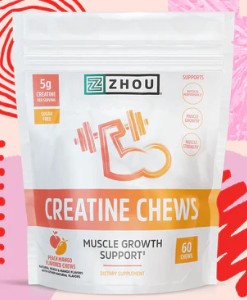 Creatine Peach Mango Gummy Chews by Zhou