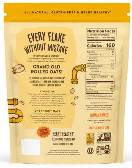 Gluten Free Rolled Oats by Uncle Crumbles