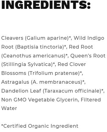 Lymphatic Drainage & Cleansing Tincture by Roots to Remedies