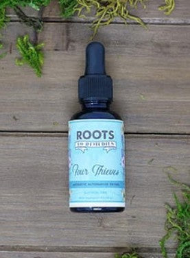 Four Thieves Antibiotics Alternative Oxymel Tincture by Roots to Remedies
