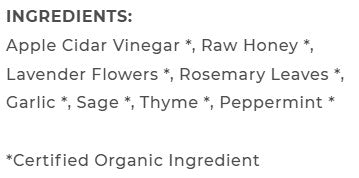 Four Thieves Antibiotics Alternative Oxymel Tincture by Roots to Remedies