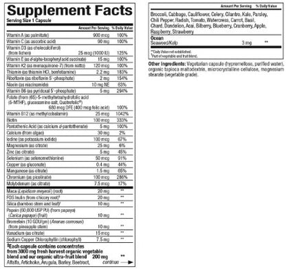 Men's Once Daily Whole Food Multivitamin Capsule by Natural Factors
