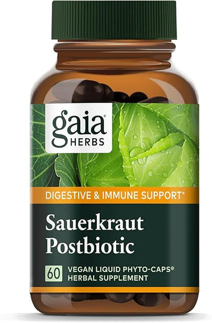 Sauerkraut Postbiotic Capsules by Gaia