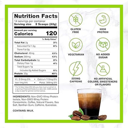 Protein Iced Coffee Powder Triple Shot Espresso & Cream by Chike