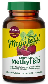 Extra Strength Methyl B12 3,000mcg Capsules by MegaFood
