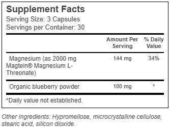 Magtein Magnesium Threonate Capsules by MegaFood