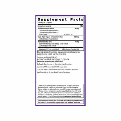 All Flora Probiotic Menopause Balance Capsules by New Chapter