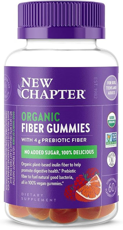 Organic Fiber Citrus Berry Gummies by New Chapter