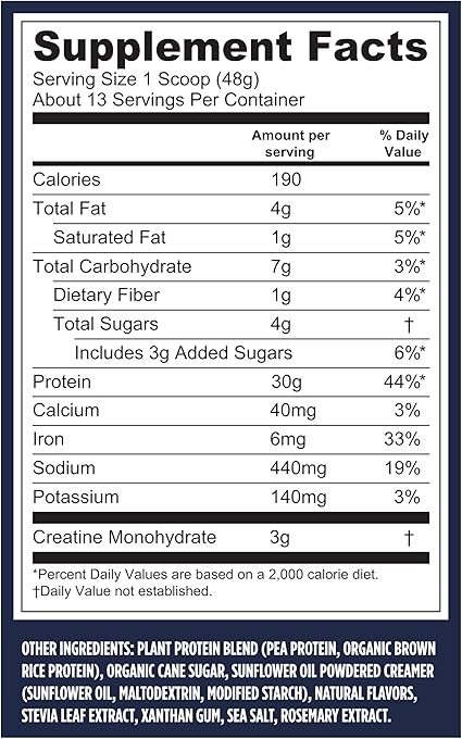 Plant Protein + Creatine Vanilla by Vega