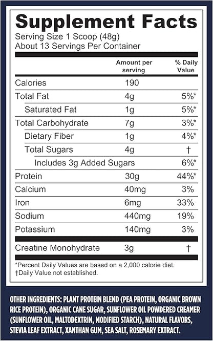 Plant Protein + Creatine Vanilla by Vega